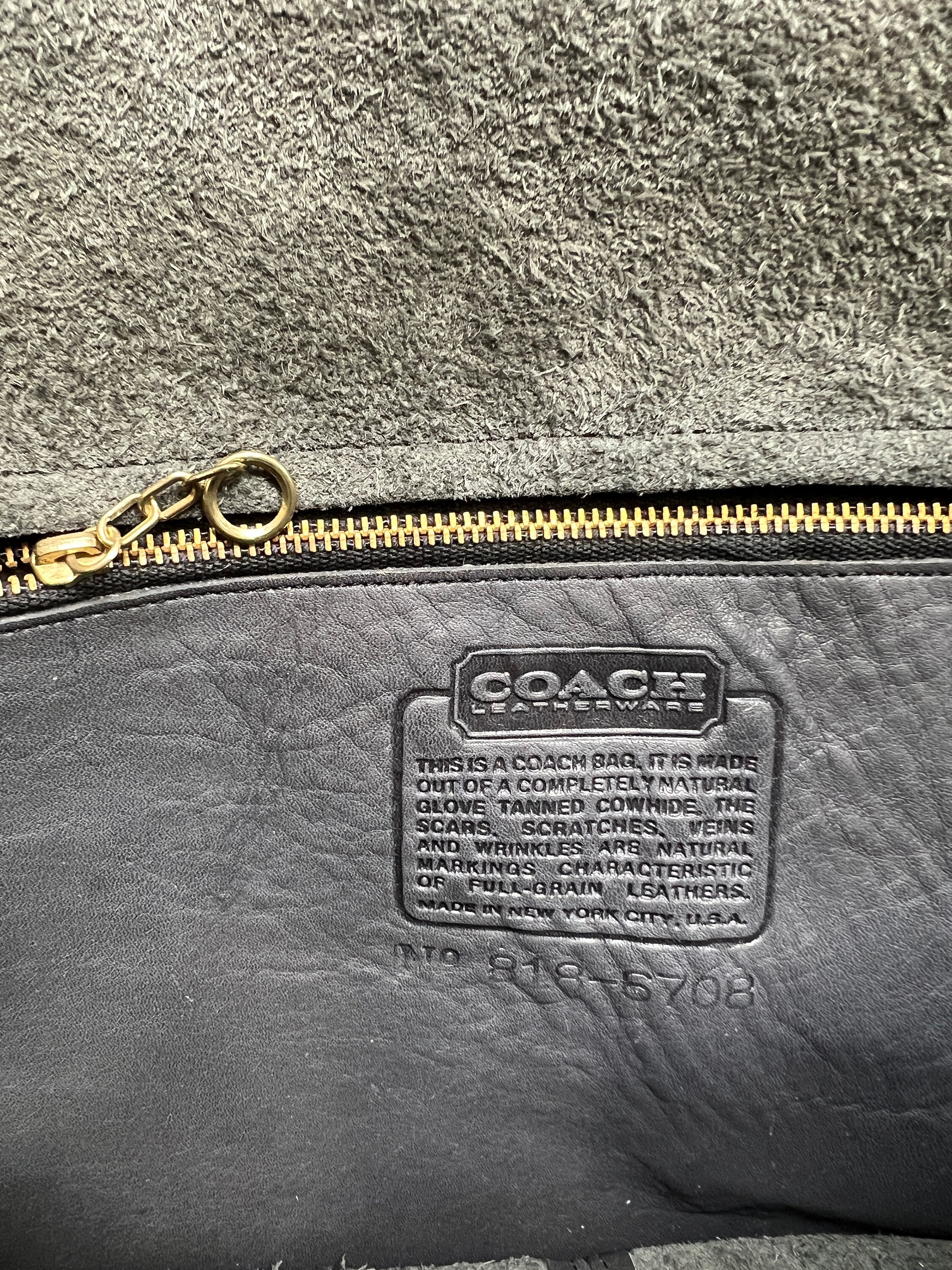 Vintage Late 1970-early 80s COACH NYC Blue Convertible Vintage Late 1970-early 80s COACH NYC Blue Convertible