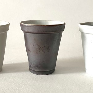 Handmade/Molded of Small Styrofoam Cups Porcelain Vase/Sculpture Decor Pencil Cup Desk Office