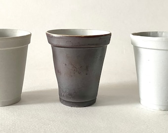 Handmade/Molded of Small Styrofoam Cups Porcelain Vase/Sculpture Decor Pencil Cup Desk Office