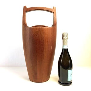 Early Dansk Denmark Staved Teak Danmark IHQ Jens Quistgaard 811 Ice Bucket w/Lid
