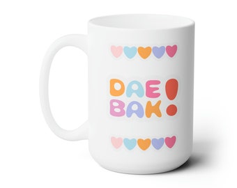 Korean Drama Fan K-Pop Ceramic Mug 15oz Gift K-Drama