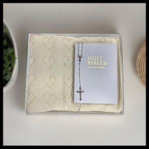 Baby Baptism gift box, baby Christening Gifts, Baptism Gifts, Catholic Gift Box, godchild gift,