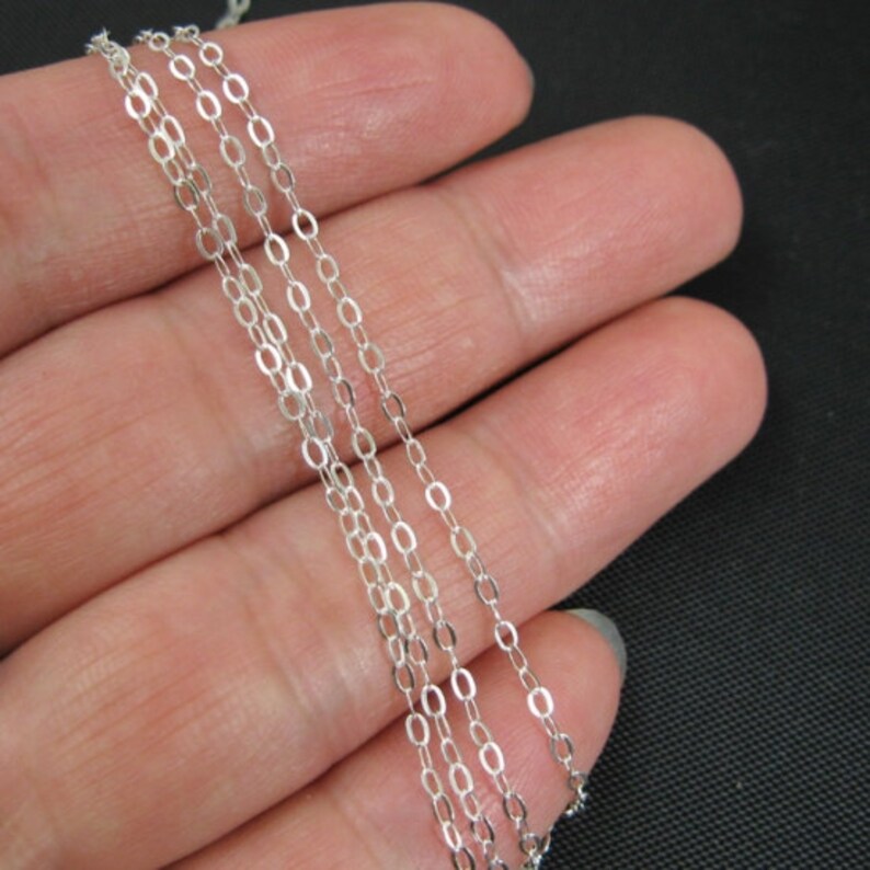 Sterling Silver Chains Wholesale Bulk Unfinished Chains 2mm Etsy