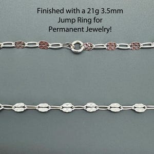 Sterling Silver Permanent Jewelry Jump Rings-925 Sterling Silver Open Jump Rings-Jewelry Making Supplies-Wholesale Findings-Bulk Jump Rings image 11
