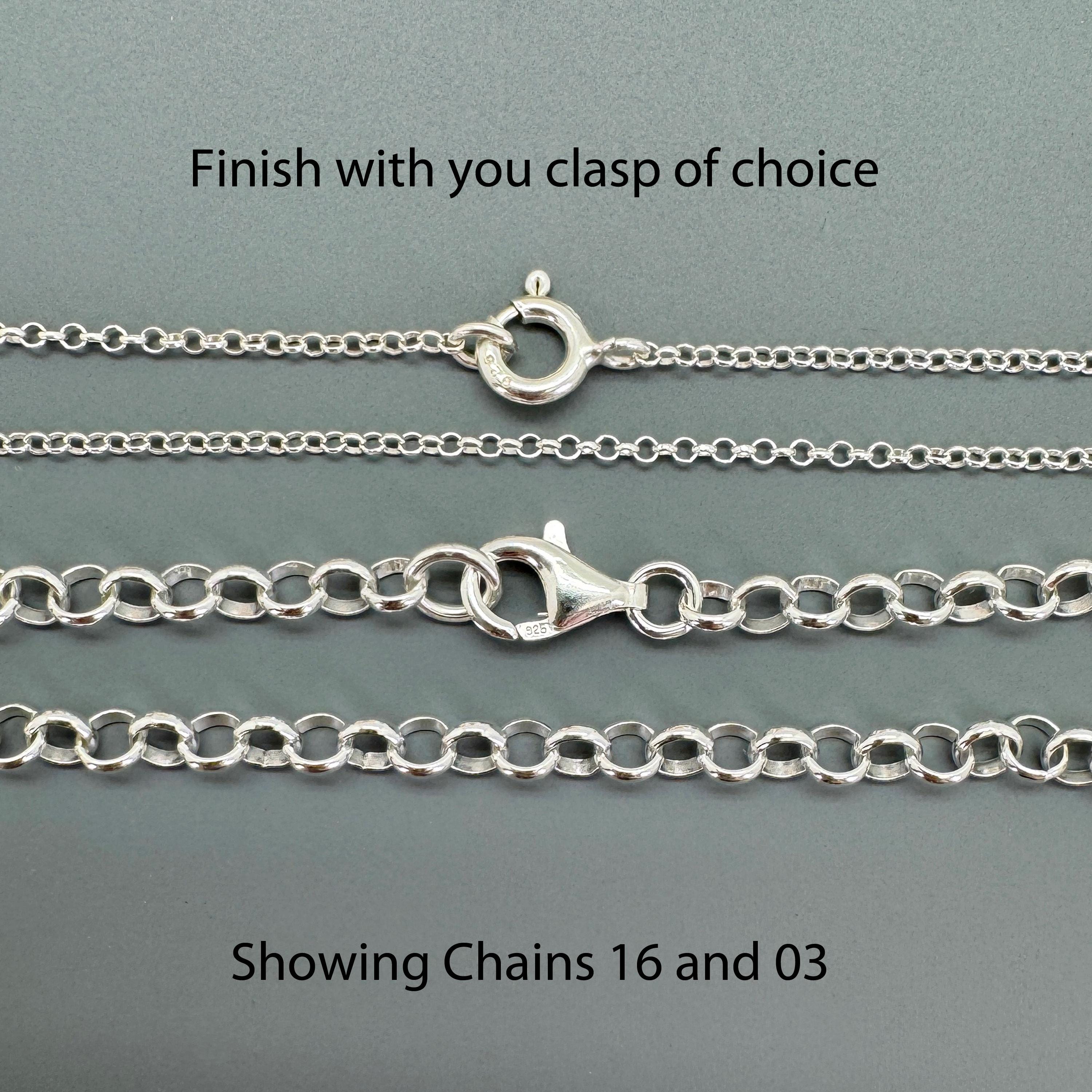 925 Sterling Silver Rolo Chains-bulk Chain by the Foot-unfinished ...