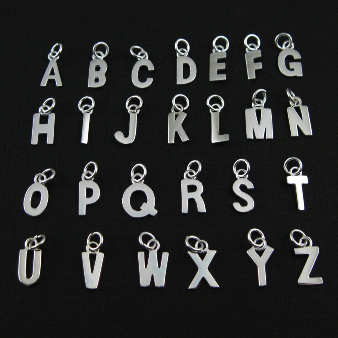Initial charms wholesale sale