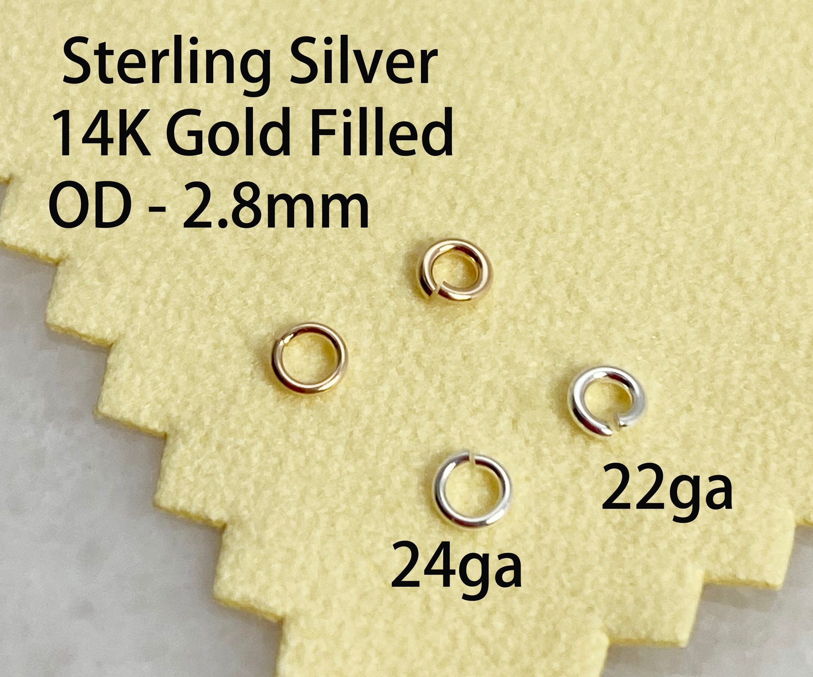 20pcs, 9mm 19GA, Sterling Silver Open Jump Rings, Strong, Click and Lock  open Jump Rings, 925 Open rings, Wholesale Silver Findings