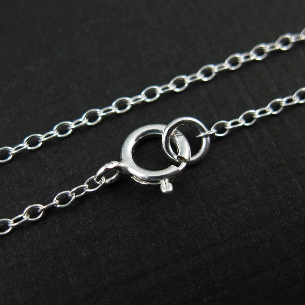Sterling Silver Chain- 1.8mm Light Cable Chain-light Silver