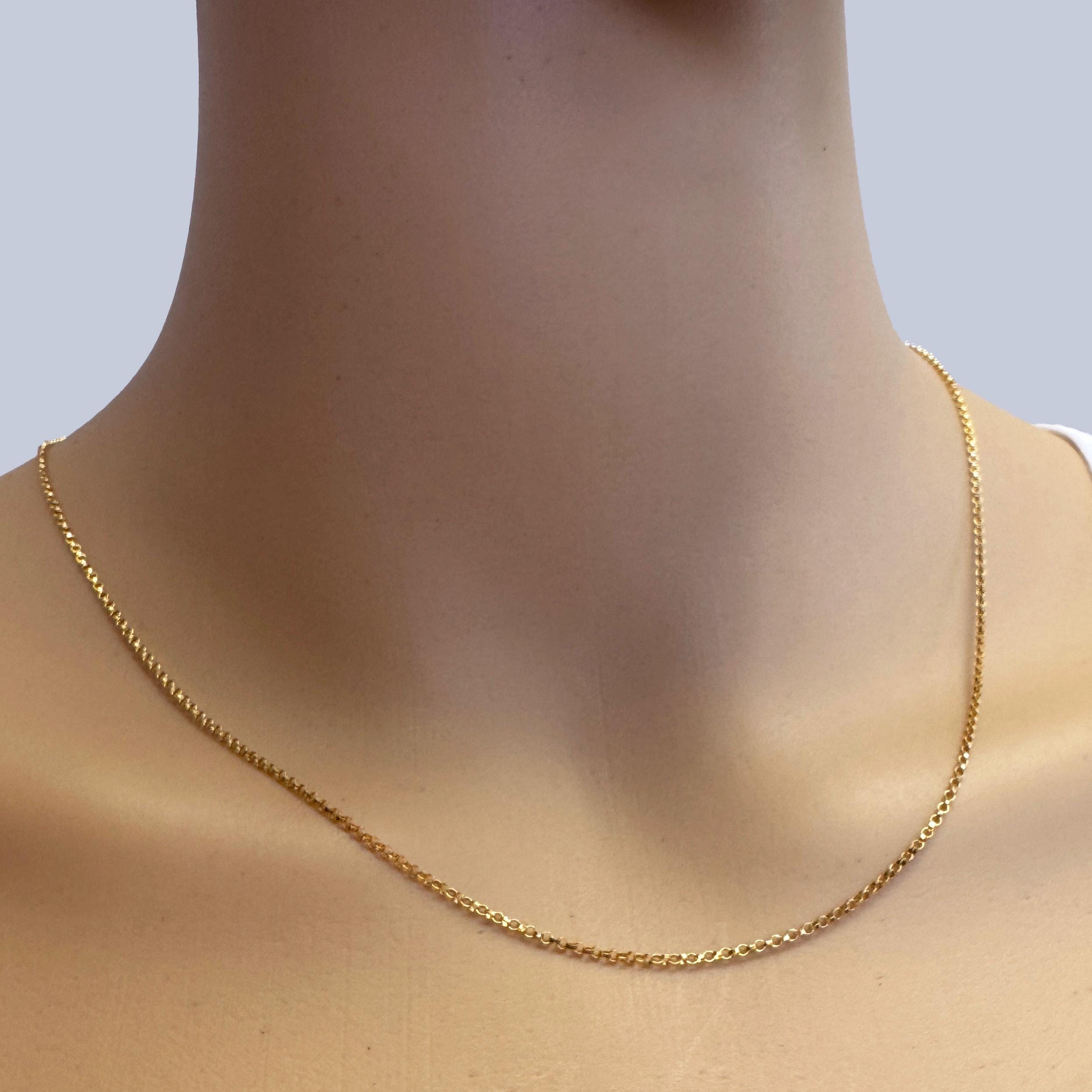 1/20 14K Gold Filled Rolo Chain-unfinished Bulk Chain-tiny 1mm Rolo ...