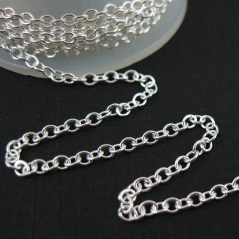 Wholesale Sterling Silver Chain Unfinished Bulk Chains by the Etsy