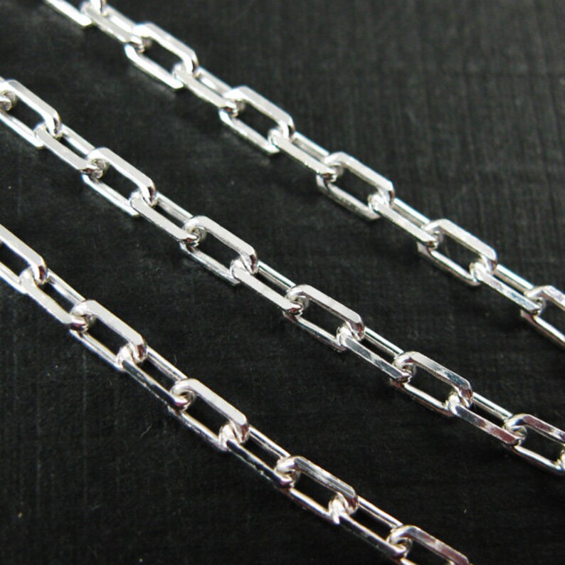 Sterling Silver Chain Wholesale Chains Bulk Unfinished Etsy