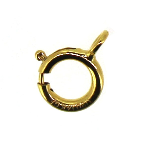 14K Gold Filled Spring Ring Clasps,Jewelry Clasps and Closures,Wholesale Jewlry Making Findings- 5.5mmSku: 202020-GF55