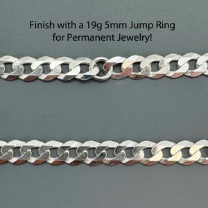 Sterling Silver Permanent Jewelry Jump Rings-925 Sterling Silver Open Jump Rings-Jewelry Making Supplies-Wholesale Findings-Bulk Jump Rings image 13