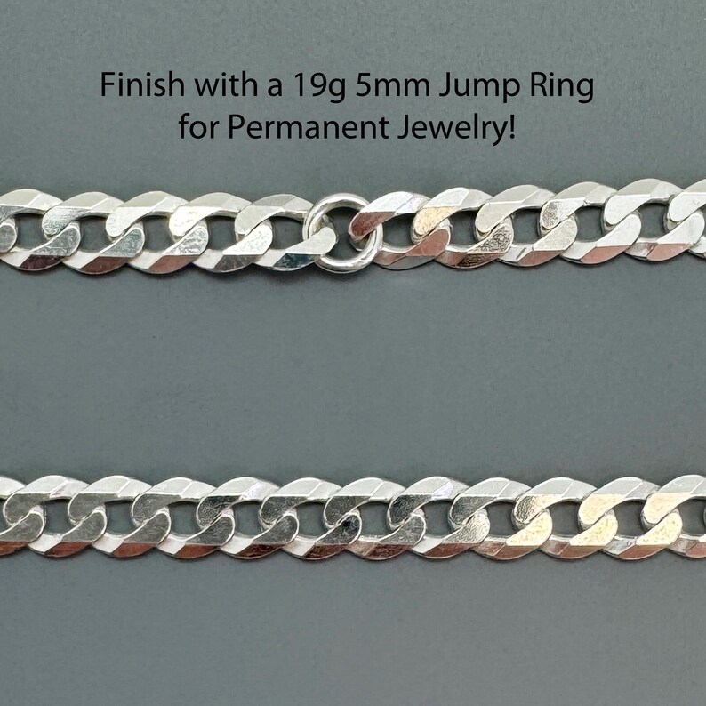 Sterling Silver Permanent Jewelry Jump Rings-925 Sterling Silver Open Jump Rings-Jewelry Making Supplies-Wholesale Findings-Bulk Jump Rings image 13