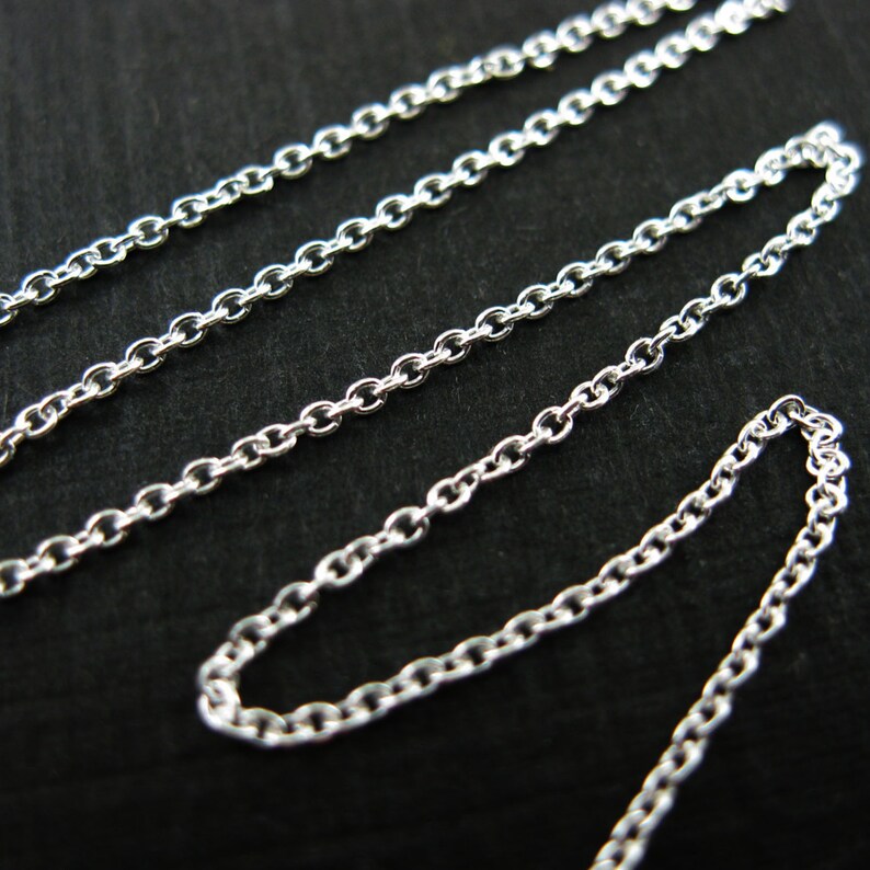Wholesale Sterling Silver Chains Bulk Unfinished. 1mm Tiny Etsy