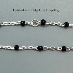 Sterling Silver Permanent Jewelry Jump Rings-925 Sterling Silver Open Jump Rings-Jewelry Making Supplies-Wholesale Findings-Bulk Jump Rings image 14