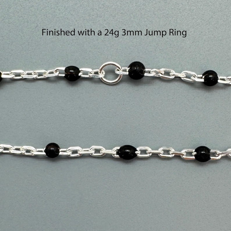 Sterling Silver Permanent Jewelry Jump Rings-925 Sterling Silver Open Jump Rings-Jewelry Making Supplies-Wholesale Findings-Bulk Jump Rings image 14
