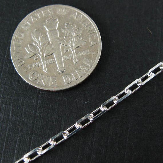 3mm Silver Rectangle Necklace Chain BeadUnion Sterling Silver Box Chain Necklace 3mm Silver Rectangle Necklace Chain BeadUnion Sterling Silver Box Chain Necklace