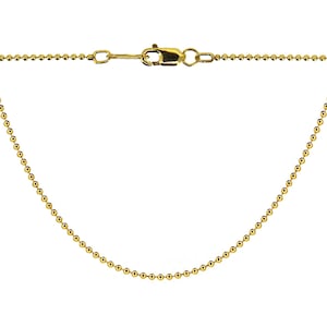 Gold Filled Necklace Ball Chain (1/20 14K Gold Filled). Tiny Beaded Ball Chain- Finished Necklace (16&quot;, 18&quot;, 20&quot;, 30&quot; inch)