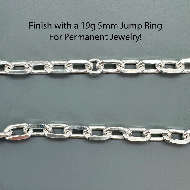Sterling Silver Permanent Jewelry Jump Rings-925 Sterling Silver Open Jump Rings-Jewelry Making Supplies-Wholesale Findings-Bulk Jump Rings image 12
