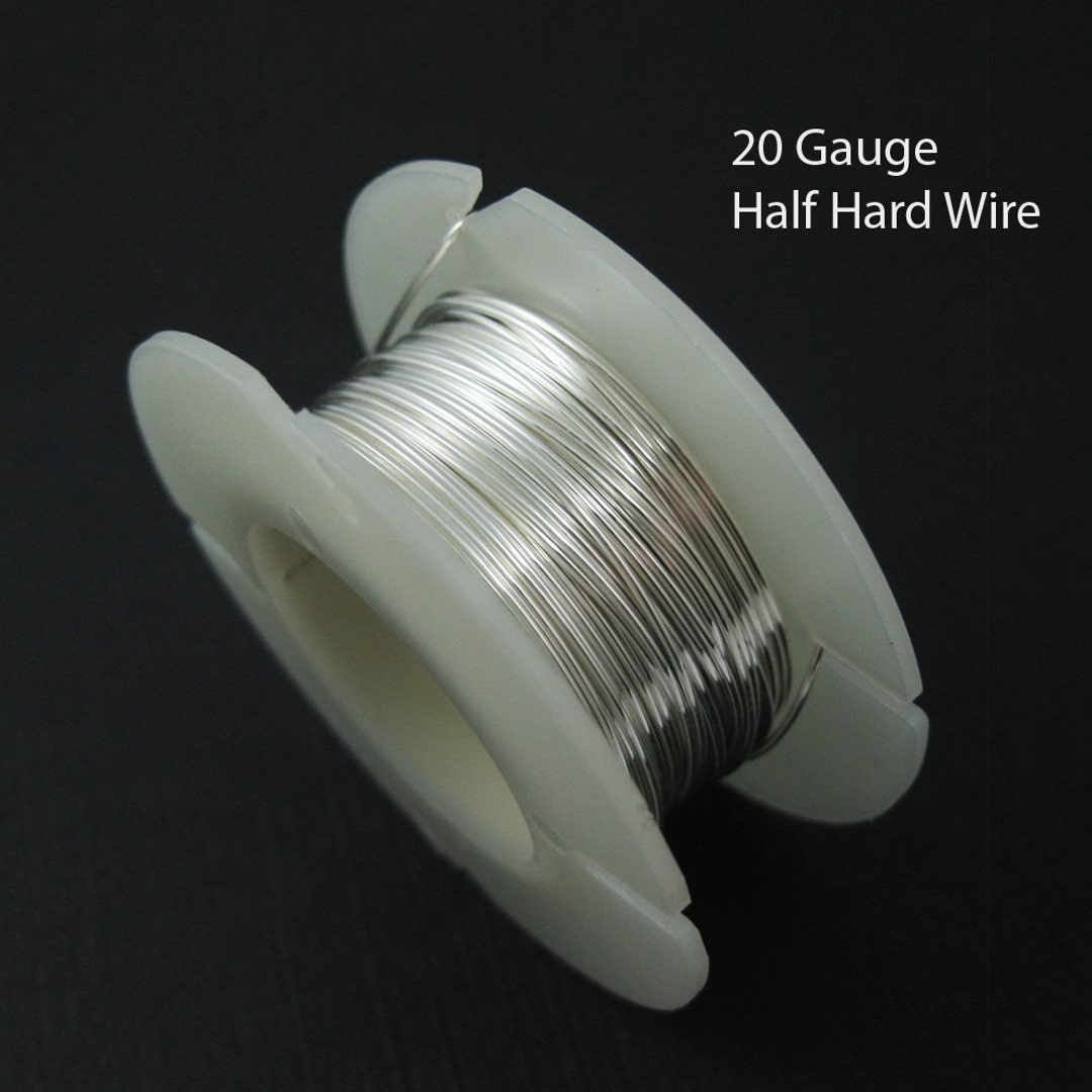 Sterling Silver Wire. 20 Ga Half Hard Wire 0.8mm Wire Etsy