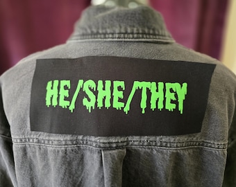 Horror Style Pronoun Patch