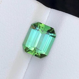 2 cts Bluish green tourmaline from Afghanistan