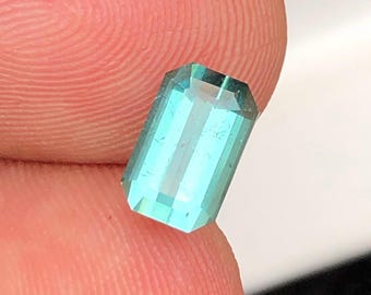 1.70 CTs Blue Tourmaline From Afghanistan