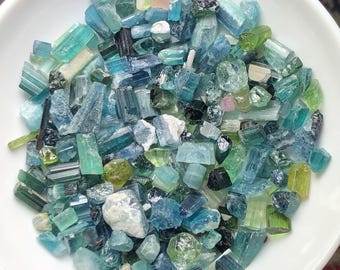 250 CTs Blue Tourmaline Lot
