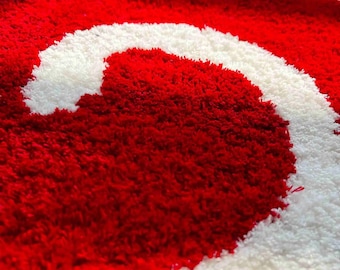 Akatsuki Clouds Rug| Anime Clouds Rug| Japanese Cloud Rug| Akatsuki Home Decor| Akatsuki Rug Gift| Anime Fan Rug| Naruto Akatsuki Rug