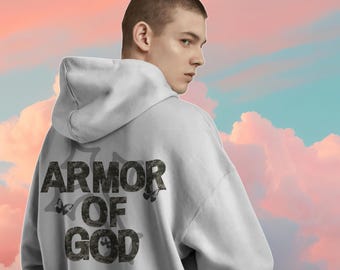 Armor of God Hoodie, unisex Christian Hoodie, Faith Hoodie, Bible Verse Hoodie, Aesthetic Faith Hoodie, Christian Hoodie Gift for Him/her