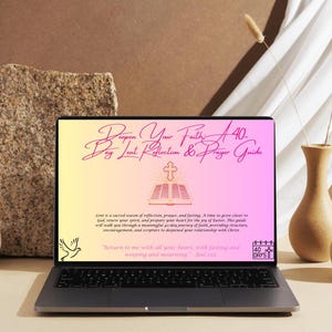 40-Day Lent Prayer & Reflection Guide | Christian Devotional, Fasting Journal and Spiritual Growth Printable (Instant Download) - 21 pages