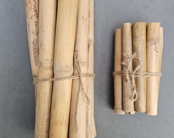 Driftwood Bamboo Sticks (10 pcs): Natural Wind Chime Parts