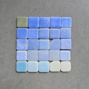 Sea Tumbled Mosaic Tiles / Small Square Tiles / Pool Mosaic Tiles