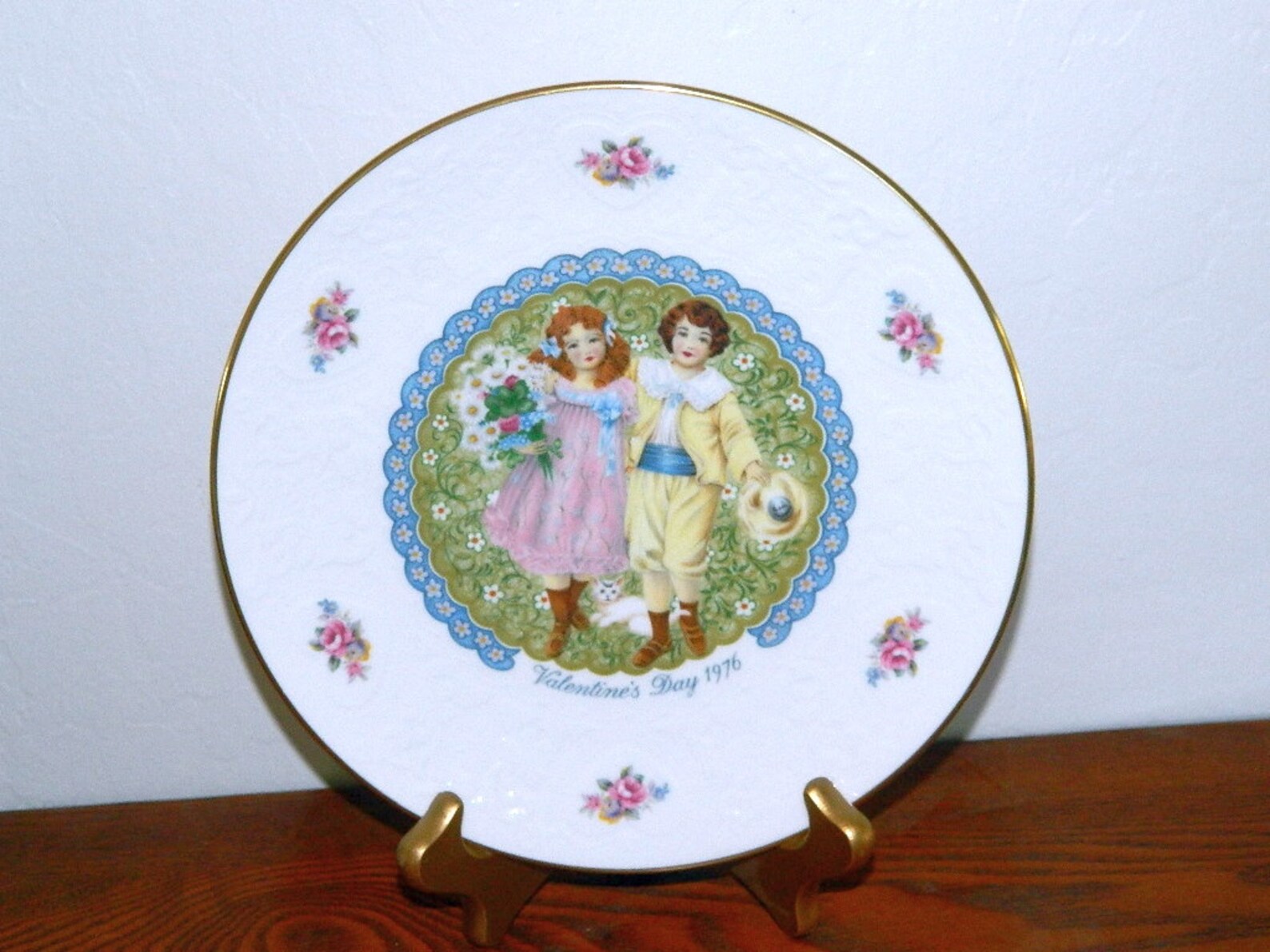 Royal Doulton Valentine's Day Plate 1976 Young Etsy
