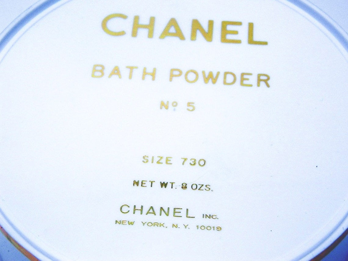 Vintage Chanel No 5 Bath Dusting Powder 8 Oz Sealed and Etsy