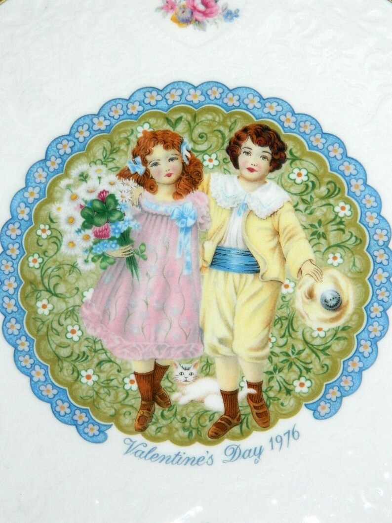 Royal Doulton Valentine's Day Plate 1976 Young Etsy