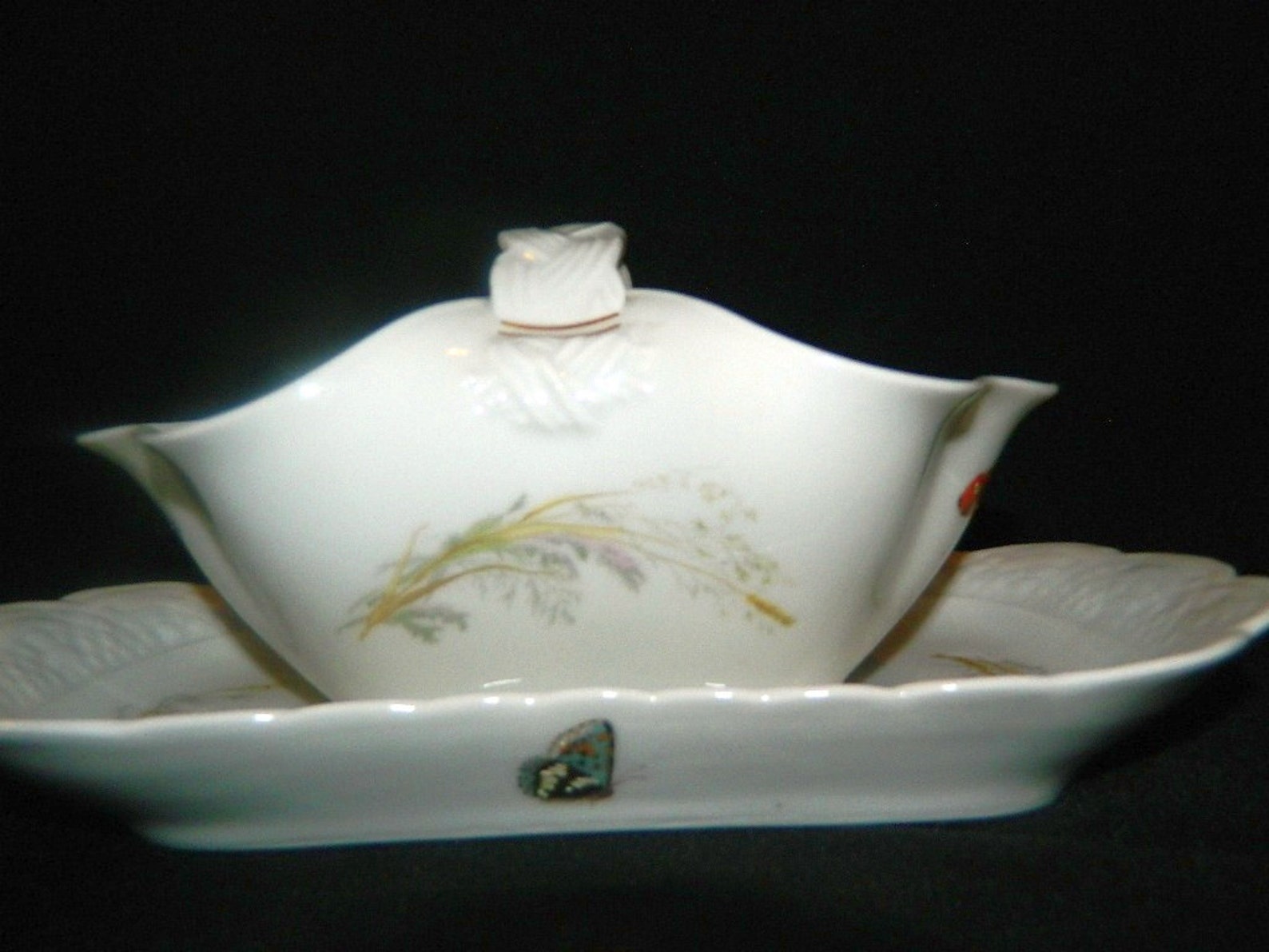 Gravy Boat Haviland and Co Limoges Meadow Visitor Etsy