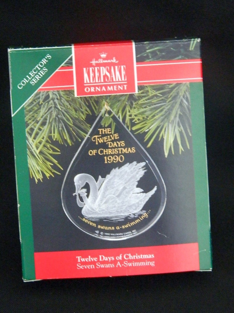 Hallmark Keepsake Ornament Twelve Days Of Christmas Seven Etsy