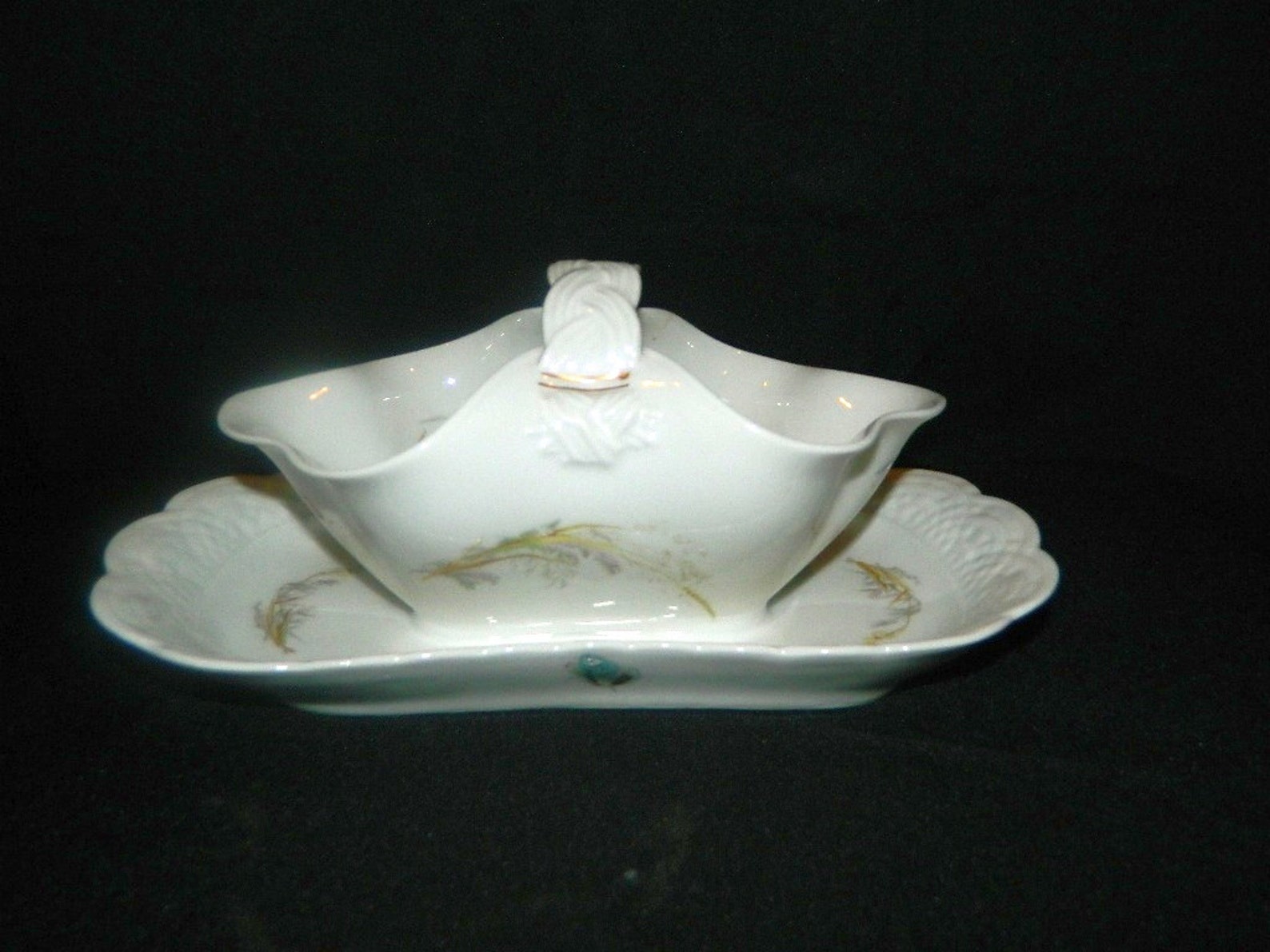 Gravy Boat Haviland and Co Limoges Meadow Visitor Etsy