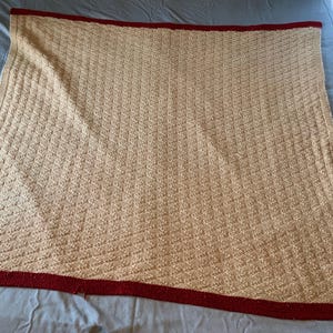 Vintage Handmade Afghan Throw Lap Blanket
