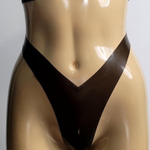 Latex V-formad stringtrosa