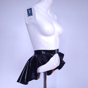 Latex Peplum Belt - Skirt