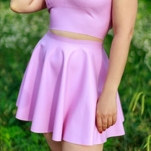 Latex SkAter Skirt - Mini