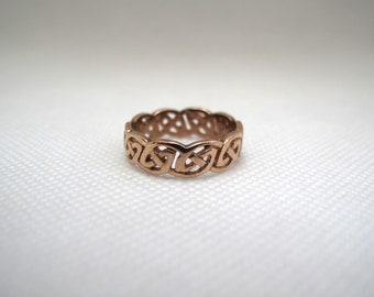 Rose Gold Celtic Knot Ring