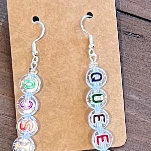 Sparkle Sassy Word Earrings