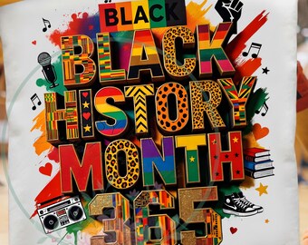 Black History Month 365 png, African American Pride png, Juneteenth Black Pride-sublimatie, Black Culture digitale download