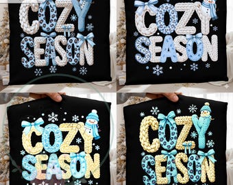 Filato sintetico stagione invernale accogliente png, pupazzo di neve carino lavorato a maglia grossa png, Natale leopardato png, albero di Natale preppy png, Natale invernale png