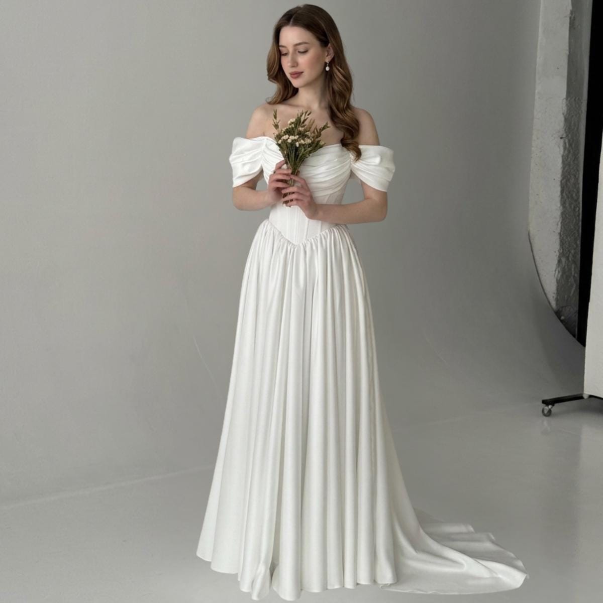 Drop Waist Wedding Dress Tea Length - Etsy