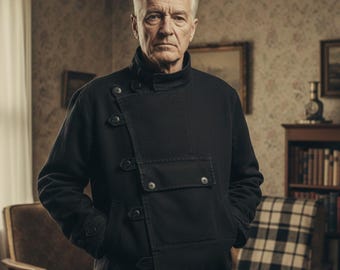 1960s Swedish Motorcycle Jacket | Military Utility Biker Coat | Retro Moto Workwear Jacket Men | Workwear Jacket | 1960 jacket